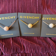 Givenchy Crystal Fireball Pendant Necklace