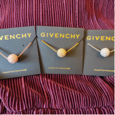 *預訂貨: 約九月中旬* Givenchy Crystal Fireball Pendant Necklace