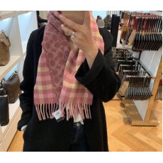 *預訂貨: 約12月上旬*Coach Reversible Signature Gingham Print Muffler