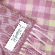 *預訂貨: 約12月上旬*Coach Reversible Signature Gingham Print Muffler