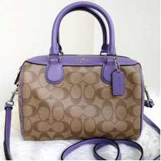 *預訂貨: 約12月中旬*Coach Mini Bennett Satchel In Signature Canvas