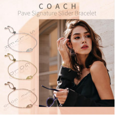 *預訂貨: 約1月上旬*美國Coach Open Circle Slider Bracelet 手鏈