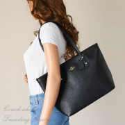 *預訂貨: 約12月下旬*Coach City Zip Tote in crossgarin leather