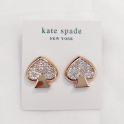 *預訂貨: 約1月中旬*Kate Spade everyday spade logo 閃石耳環