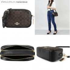 *預訂貨: 約2月中旬*Coach Jes Crossbody 經典CC logo 拼真皮