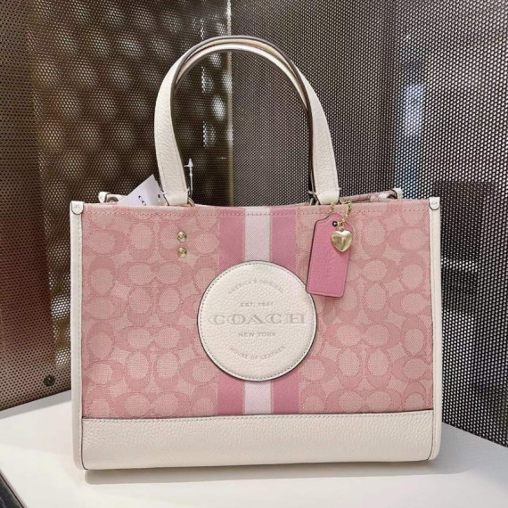 *預訂貨：約六月上旬*Coach Dempsey Tote 30 橫版