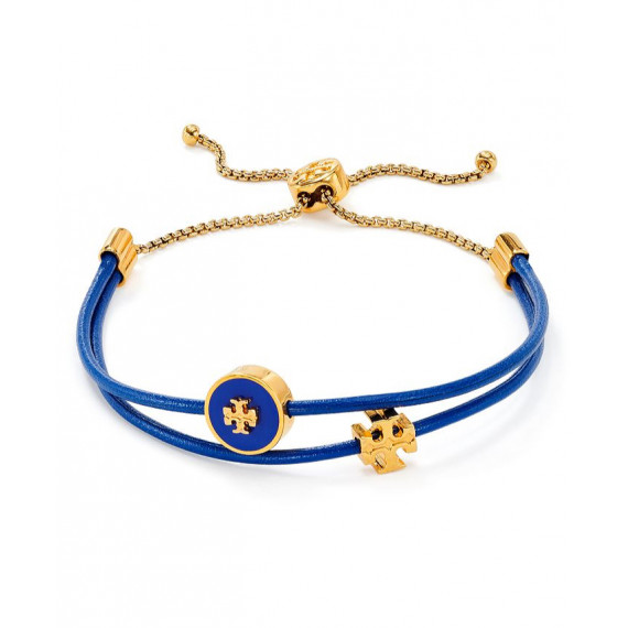 *預訂貨：約七月上旬*Tory Burch 真皮雙層slider bracelet