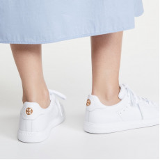 *預訂貨：約七月中旬*Tory Burch 全真皮小白鞋