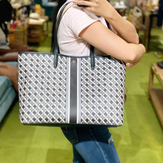 *預訂貨：約八月上旬*Outlet 最新款 Tory Burch Geo Tote 