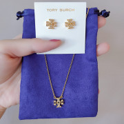 *預訂貨：約8月下旬*Tory Burch 閃石款經典logo 套裝