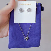 *預訂貨：約8月下旬*Tory Burch 閃石款經典logo 套裝