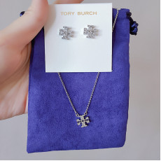 *預訂貨：約8月下旬*Tory Burch 閃石款經典logo 套裝