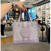 *預訂貨：約十月上旬*Coach Dempsey Tote 22 美國最新 colour 紫色方形 C8417 