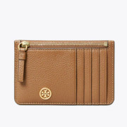 *預訂貨：約12月上旬*Tory Burch 全真皮卡套 (5卡位+1拉鍊格)