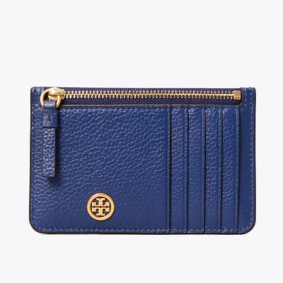 *預訂貨：約12月上旬*Tory Burch 全真皮卡套 (5卡位+1拉鍊格)