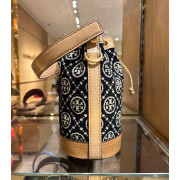 *預訂貨：約12月下旬*Tory Burch T Monogram Chenille Bucket Bag