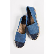 *預訂貨：約1月下旬*Tory Burch Espadrilles 牛仔布漁夫鞋