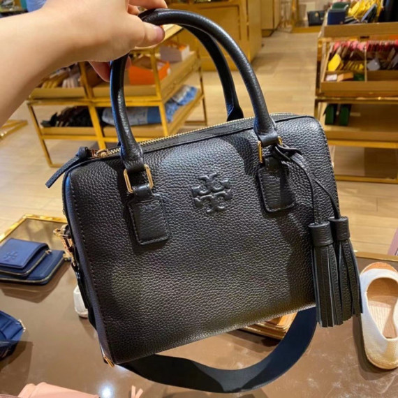 *預訂貨：約2月中旬*Tory Burch 全真皮波士頓