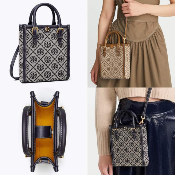 *預訂貨: 約三月中旬*Tory Burch Monogram 迷你風琴袋