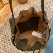 *預訂貨：約4月上旬*Tory Burch Miller Large Bucket 全真皮大水桶袋