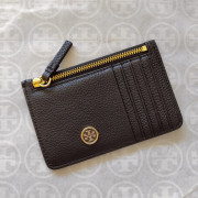 *預訂貨：約4月中旬*Tory Burch 全真皮卡套 (5卡位+1拉鍊格)