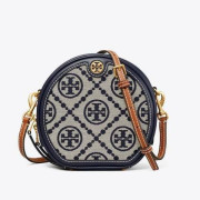 *預訂貨：約4月中旬*Tory Burch T Monogram Jacquard Moon Bag