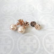 *預訂貨：約5月上旬*Tory Burch Drop Imitation Pearl 耳環