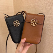 *預訂貨：約5月上旬*Tory Burch Miller Phone Bag   荔枝全真皮電話袋