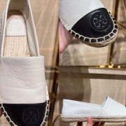 *預訂貨：約5月上旬*Tory Burch Espadrilles 細 Logo漁夫鞋