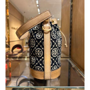 *預訂貨：約5月中旬*Tory Burch T Monogram Chenille Bucket Bag