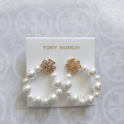 *預訂貨：約5月中旬*Tory Burch 珠珠大圈耳環