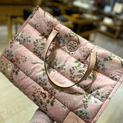 *預訂貨：約6月上旬*Tory Burch Ella Tote 美國限定淺粉印花圖案