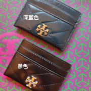 *預訂貨：約9月上旬*Tory Burch Kira Card Case 油蠟羊皮銀扣