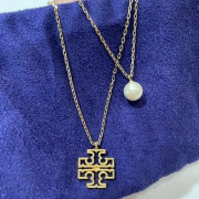 *預訂貨：約11月上旬*Tory Burch Britten Double Layer Necklace