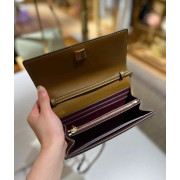 *預訂貨：約11月上旬*Tory Burch T Monogram Wallet-on-chain WOC 經典logo銀包（附可拆卸真皮斜咩長帶）