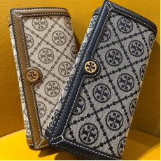 *預訂貨：約11月上旬*Tory Burch T Monogram Wallet-on-chain WOC 經典logo銀包（附可拆卸真皮斜咩長帶）