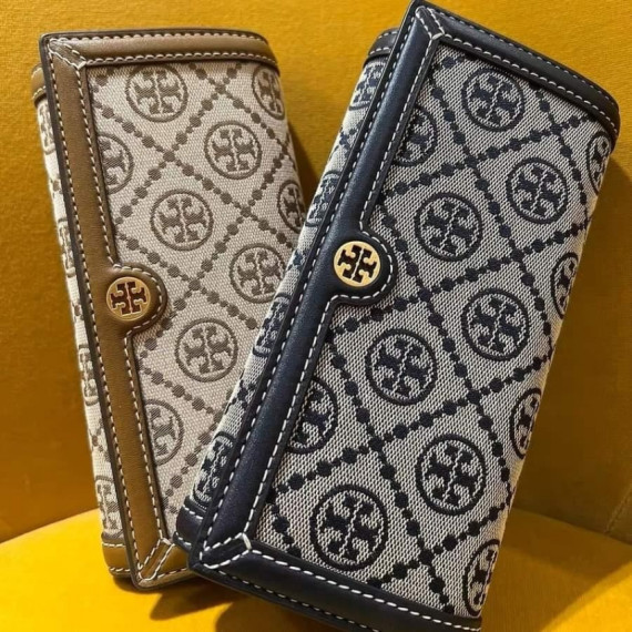 *預訂貨：約11月上旬*Tory Burch T Monogram Wallet-on-chain WOC 經典logo銀包（附可拆卸真皮斜咩長帶）