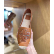 *預訂貨：約11月上旬*Tory Burch Espadrilles 大logo真皮漁夫鞋