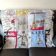 *預訂貨：約12月上旬*Karl Lagerfeld Scarf 巴黎元素薄款大圍巾